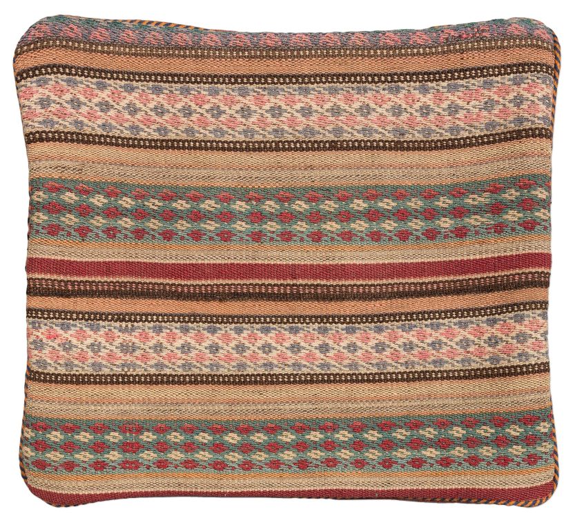 handgewebter Kelim Schahsawan-Kissen aus Persien Maß 45x42 cm