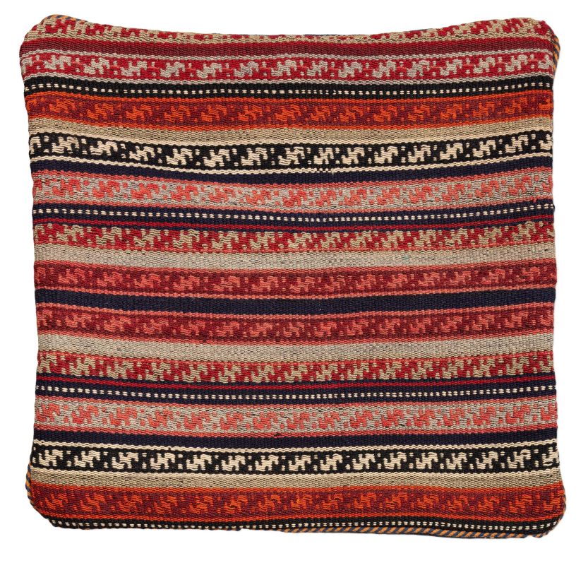 handgewebter Kelim Schahsawan-Kissen aus Persien Maß 45x45 cm