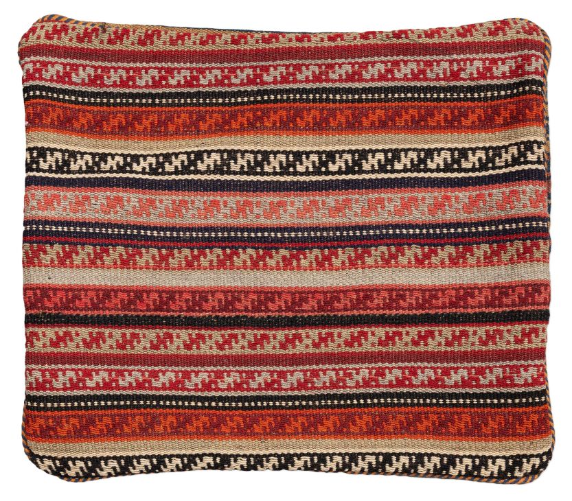 handgewebter Kelim Schahsawan-Kissen aus Persien Maß 47x42 cm