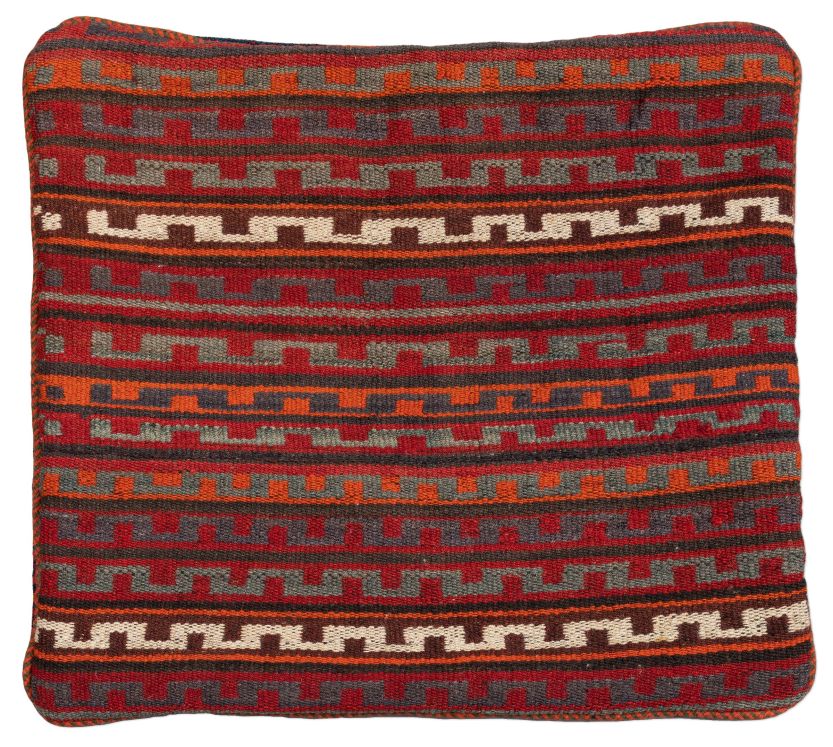 handgewebter Kelim Schahsawan-Kissen aus Persien Maß 50x47 cm