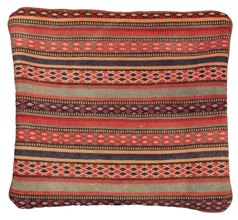 handgewebter Kelim Schahsawan-Kissen aus Persien Maß 53x50 cm