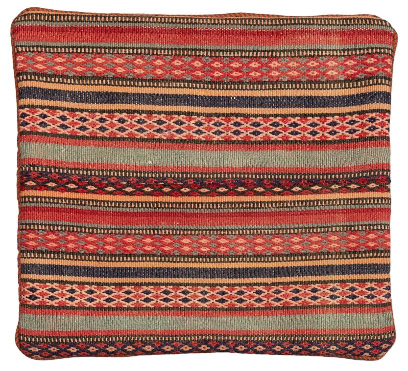 handgewebter Kelim Schahsawan-Kissen aus Persien Maß 55x50 cm