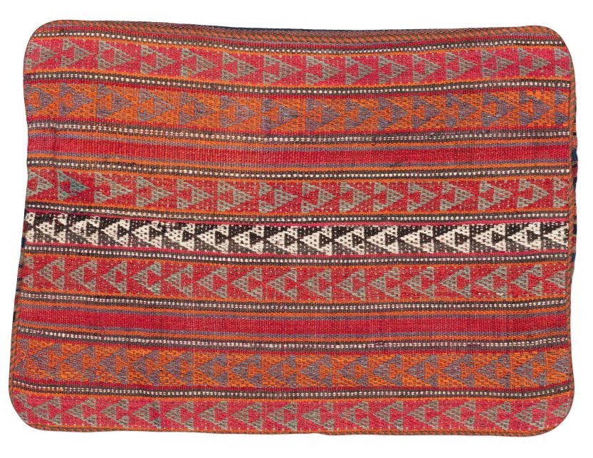 handgewebter Kelim Schahsawan-Kissen aus Persien Maß 57x43 cm