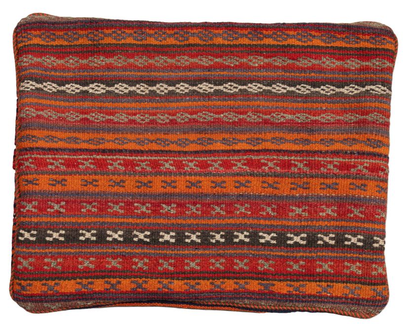 handgewebter Kelim Schahsawan-Kissen aus Persien Maß 58x48 cm