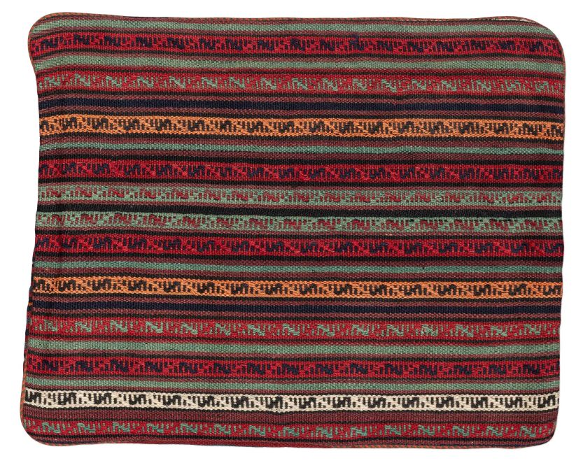 handgewebter Kelim Schahsawan-Kissen aus Persien Maß 63x53 cm