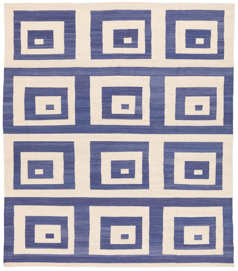 handgewebter Kelim Tavis aus Afghanistan Maß 302x259 cm