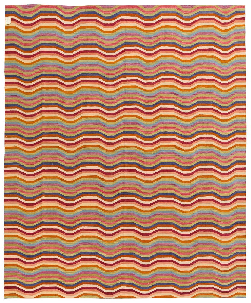 handgewebter Kelim Tavis aus Afghanistan Maß 390x320 cm