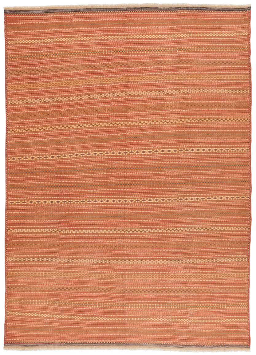 handgewebter Sumackkelim Afschar aus Persien Maß 348x250 cm