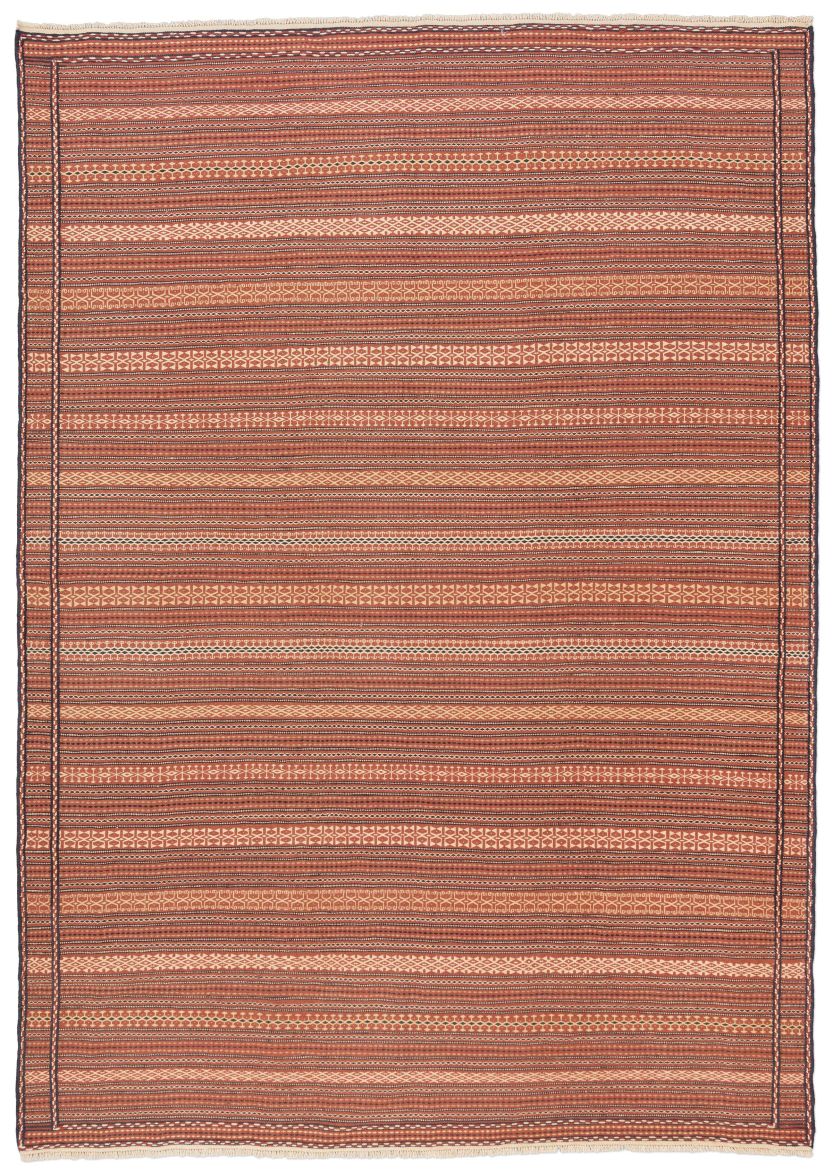 handgewebter Sumackkelim Afschar aus Persien Maß 352x250 cm