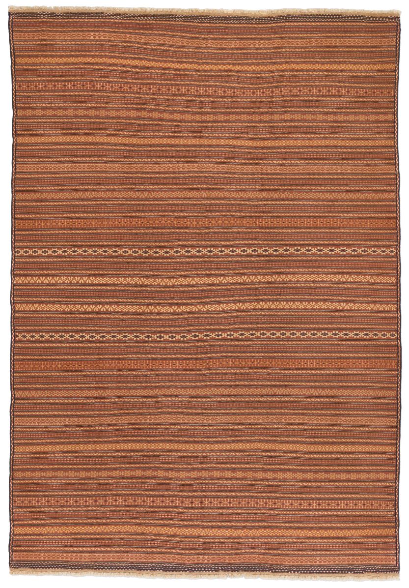 handgewebter Sumackkelim Afschar aus Persien Maß 355x245 cm