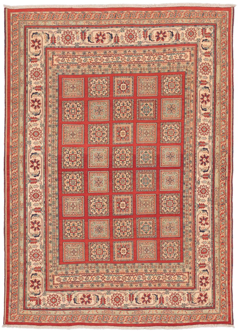 handgewebter Sumackkelim Afschar-Tabii aus Persien Maß 288x206 cm