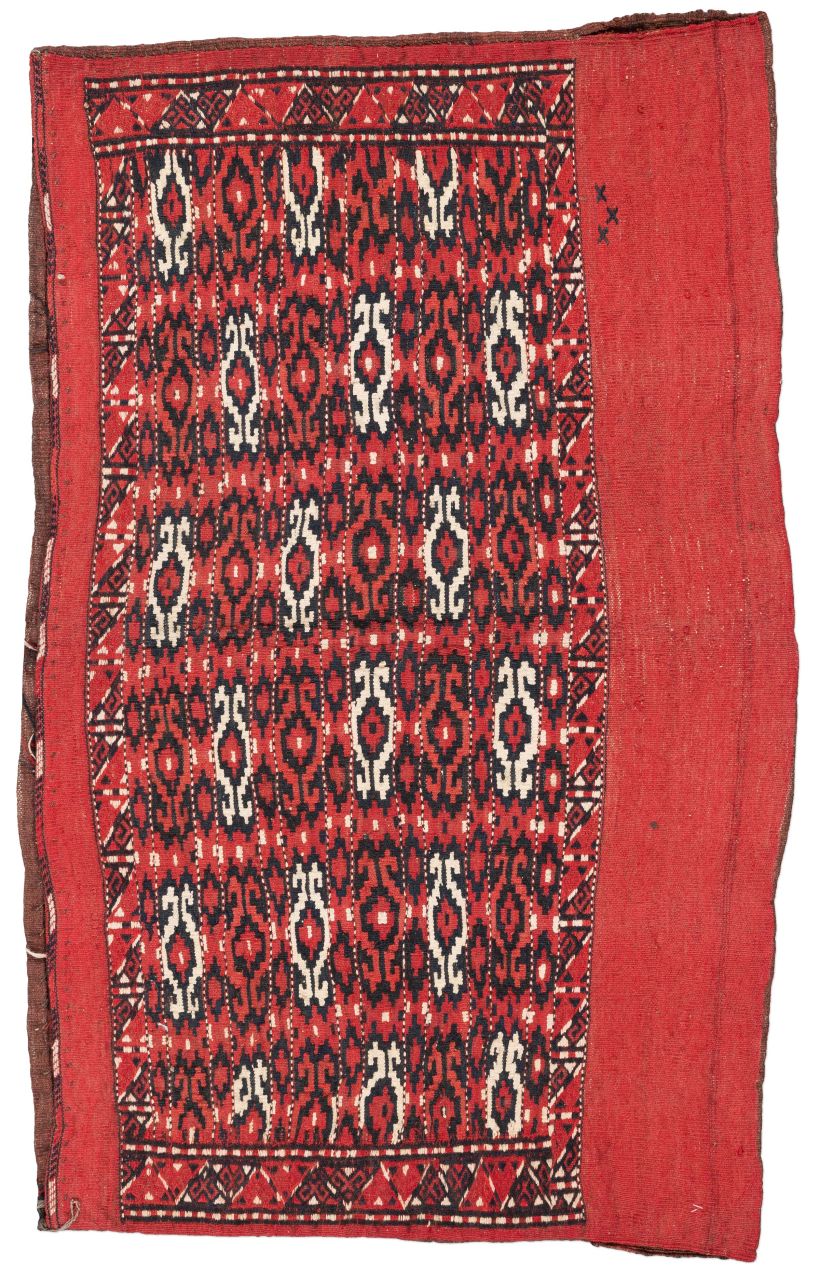 handgewebter Sumackkelim Jomuth aus Turkmenistan Maß 113x70 cm