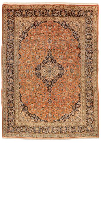 Bild von Keschan aus Persien in der Größe 343 x 250 cm