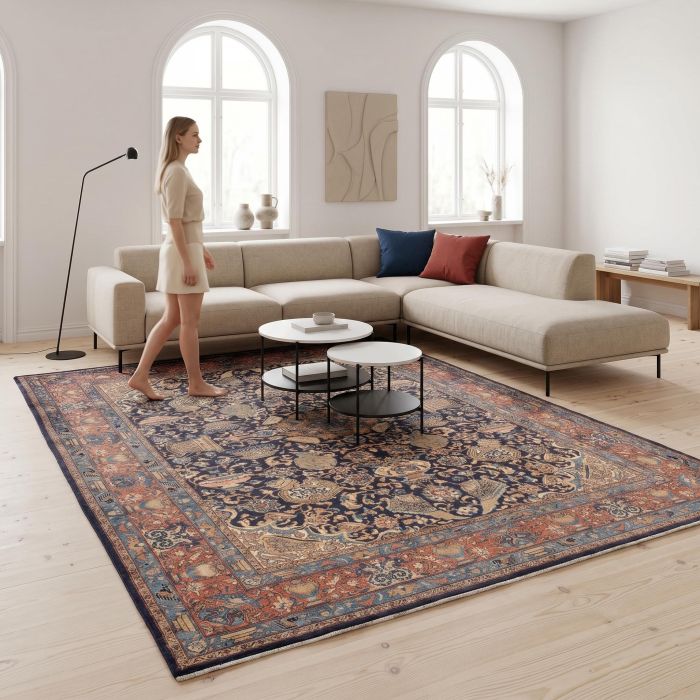 handgeknüpfter Orienteppich Sarough aus Persien Maß 305x218 cm