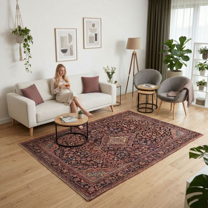 handgeknüpfter Orienteppich Djosan aus Persien Maß 211x130 cm