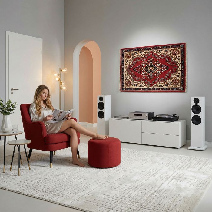 handgeknüpfter Orienteppich Sarough aus Persien Maß 116x72 cm