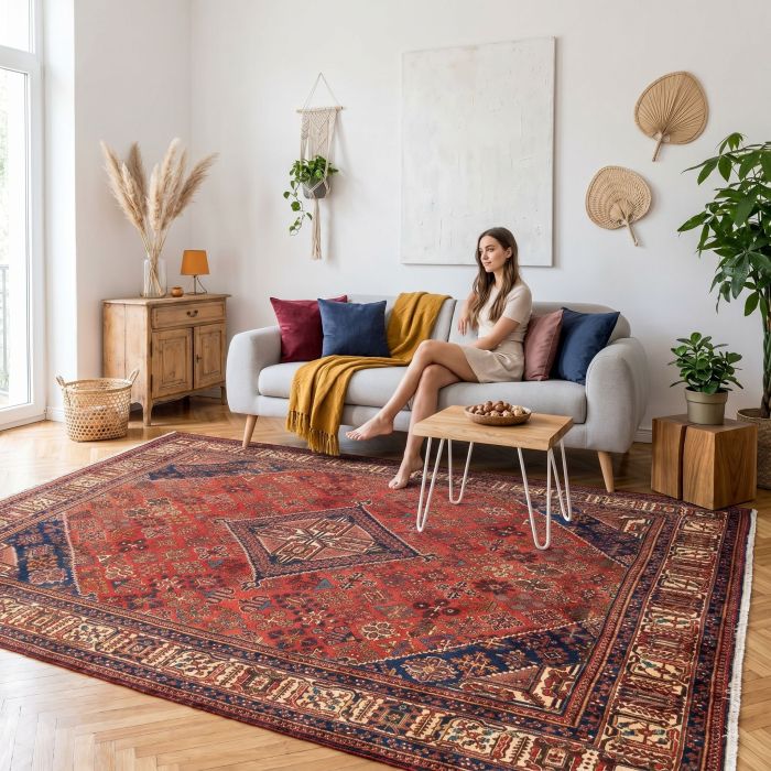 handgeknüpfter Orienteppich Mortschekord aus Persien Maß 347x227 cm