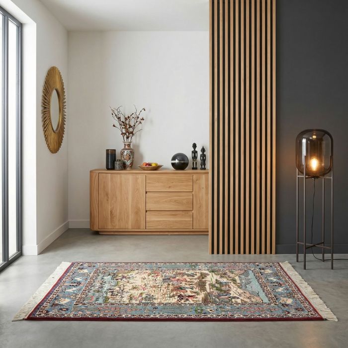 handgeknüpfter Orienteppich Essfahan aus Persien Maß 151x108 cm