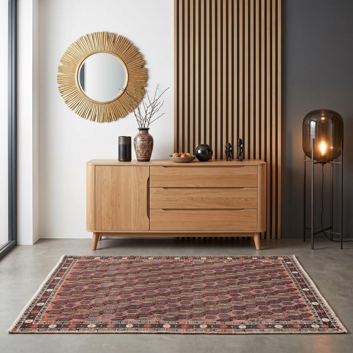 handgeknüpfter Orienteppich Afschar aus Persien Maß 174x133 cm