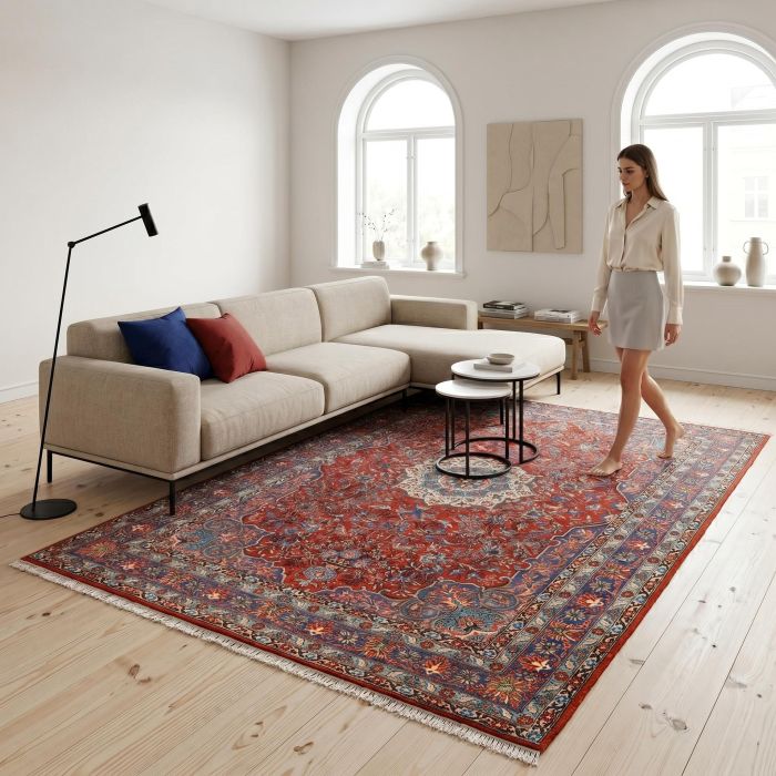 handgeknüpfter Orienteppich Veramin aus Persien Maß 324x200 cm