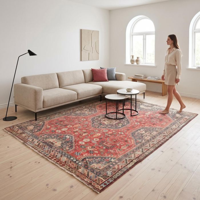 handgeknüpfter Orienteppich Gaschgai aus Persien Maß 298x204 cm