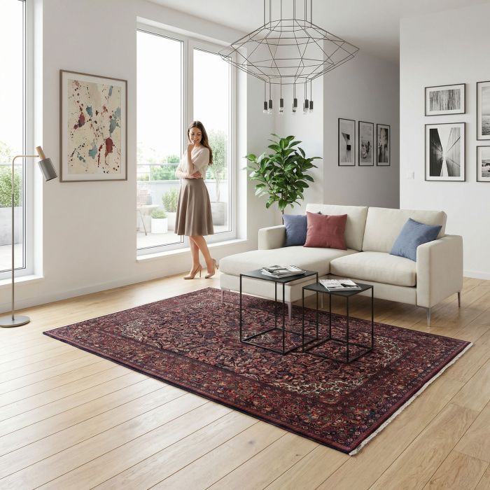 handgeknüpfter Orienteppich Gaswin aus Persien Maß 200x130 cm
