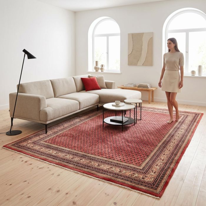 handgeknüpfter Orienteppich Sarough aus Persien Maß 321x215 cm