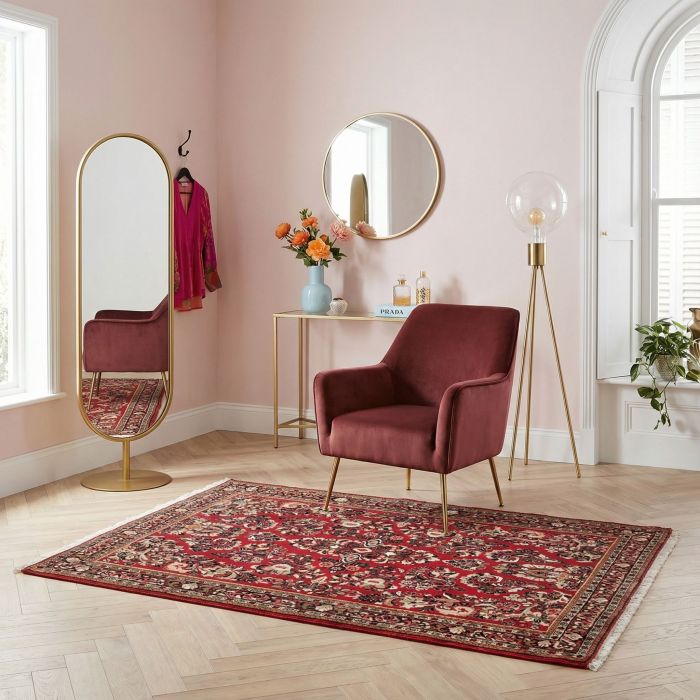 handgeknüpfter Orienteppich Sarough aus Persien Maß 150x105 cm