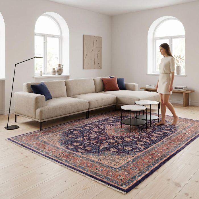handgeknüpfter Orienteppich Sarough aus Persien Maß 277x193 cm