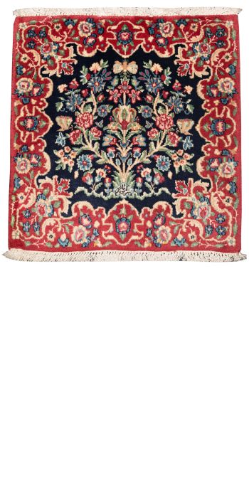 Bild von Kirman aus Persien in der Größe 60 x 58 cm