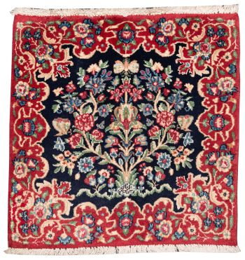 Bild von Kirman aus Persien in der Größe 60 x 59 cm