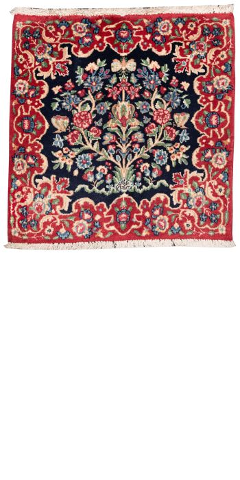 Bild von Kirman aus Persien in der Größe 60 x 59 cm