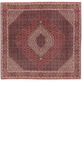 Bild von Bidjar aus Persien in der Größe 260 x 251 cm