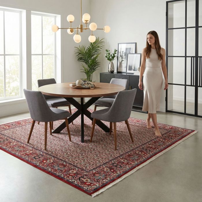 handgeknüpfter Orienteppich Bidjar aus Persien Maß 253x246 cm