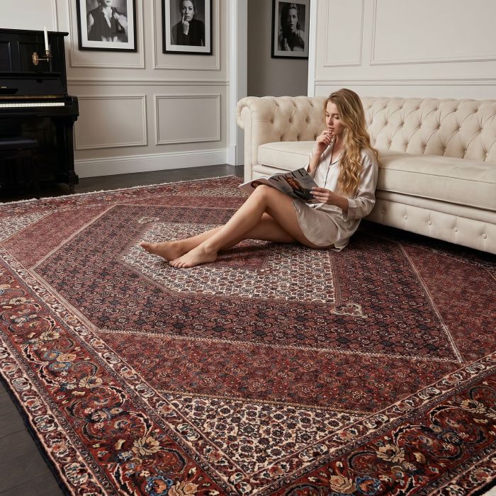handgeknüpfter Orienteppich Bidjar aus Persien Maß 355x254 cm