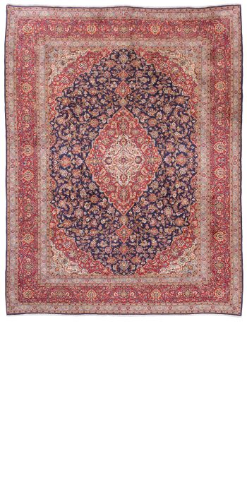 Bild von Keschan aus Persien in der Größe 385 x 298 cm