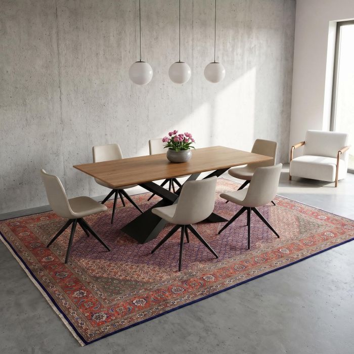 handgeknüpfter Orienteppich Täbriz aus Persien Maß 346x252 cm