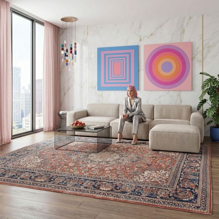 handgeknüpfter Orienteppich Essfahan aus Persien Maß 330x250 cm