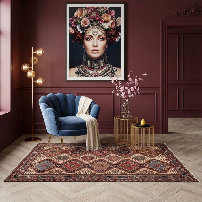 handgeknüpfter Orienteppich Aliabad aus Persien Maß 245x160 cm