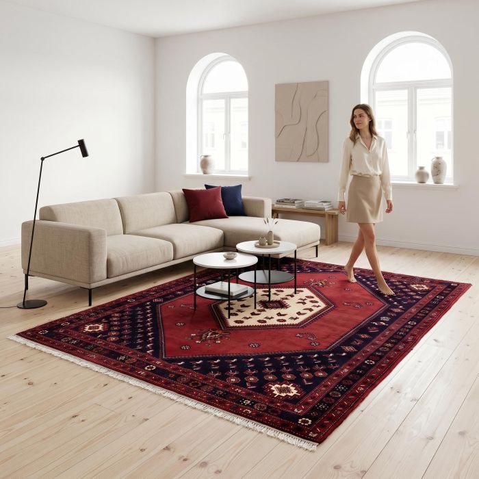 handgeknüpfter Orienteppich Kelardasht aus Persien Maß 297x226 cm