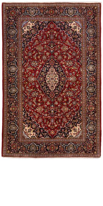 Bild von Keschan aus Persien in der Größe 221 x 140 cm