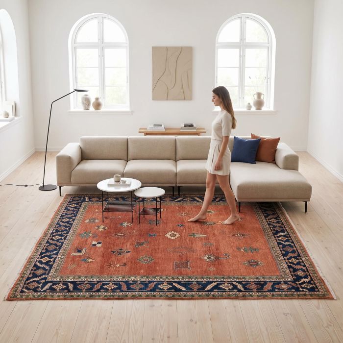handgeknüpfter Orienteppich Ghadimi aus Persien Maß 286x257 cm
