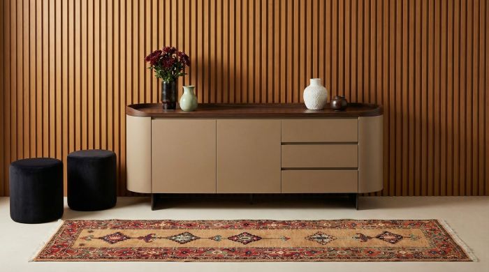 handgeknüpfter Orienteppich Ghadimi aus Persien Maß 271x74 cm