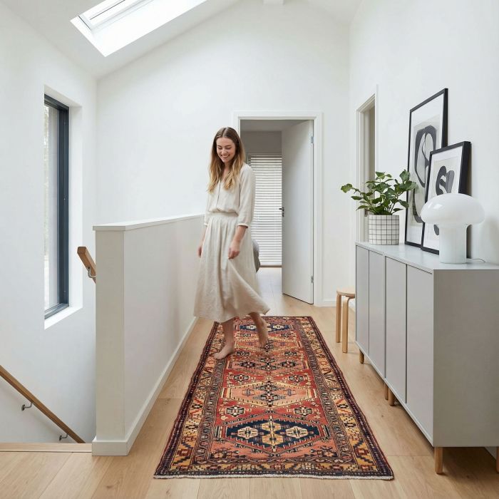 handgeknüpfter Orienteppich Serab aus Persien Maß 325x100 cm