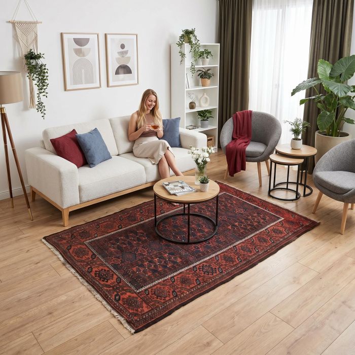 handgeknüpfter Orienteppich Belutch aus Persien Maß 198x124 cm