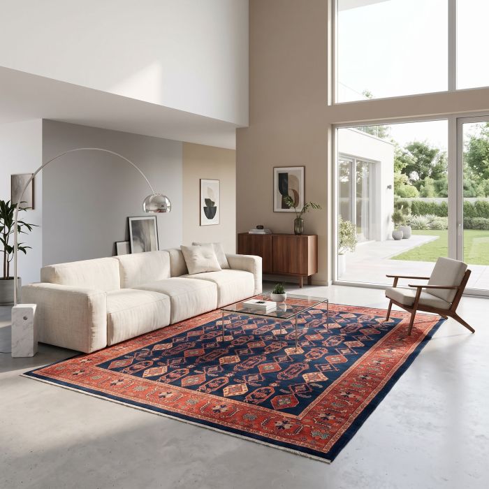 handgeknüpfter Orienteppich Ghadimi aus Persien Maß 395x307 cm