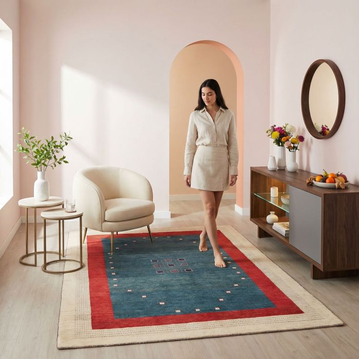 handgeknüpfter Orienteppich Kashkulibaft aus Persien Maß 262x167 cm