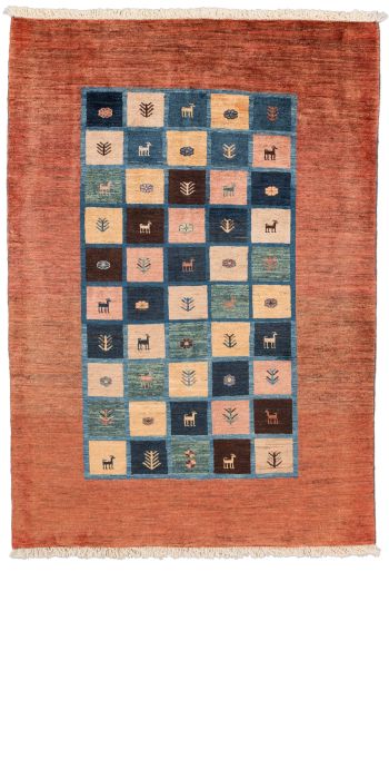 Bild von Kashkulibaft aus Persien in der Größe 145 x 101 cm