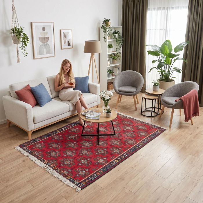 handgewebter Kelim Bidjar aus Persien Maß 200x135 cm