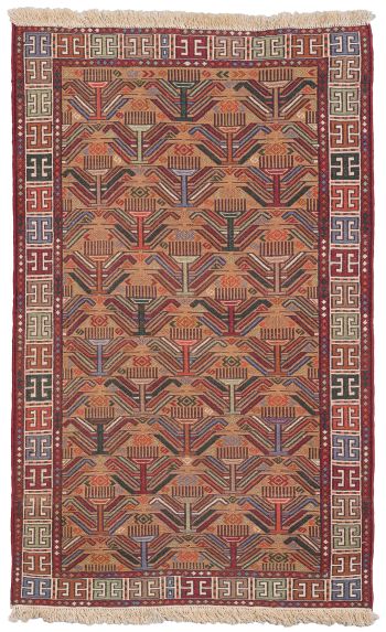 Bild von Afschar-Farsi-Madan aus Persien in der Größe 112 x 72 cm